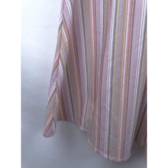 Gypsies & Moondust Juniors Dress Size 9 Pink Striped Sleevless Halter Dress - Picture 4 of 9